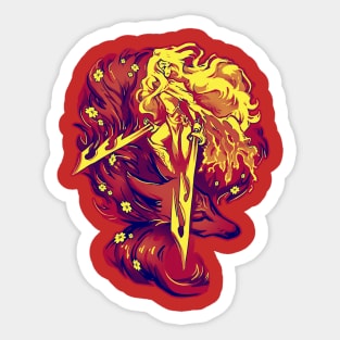 O Maiden of Fire Sticker